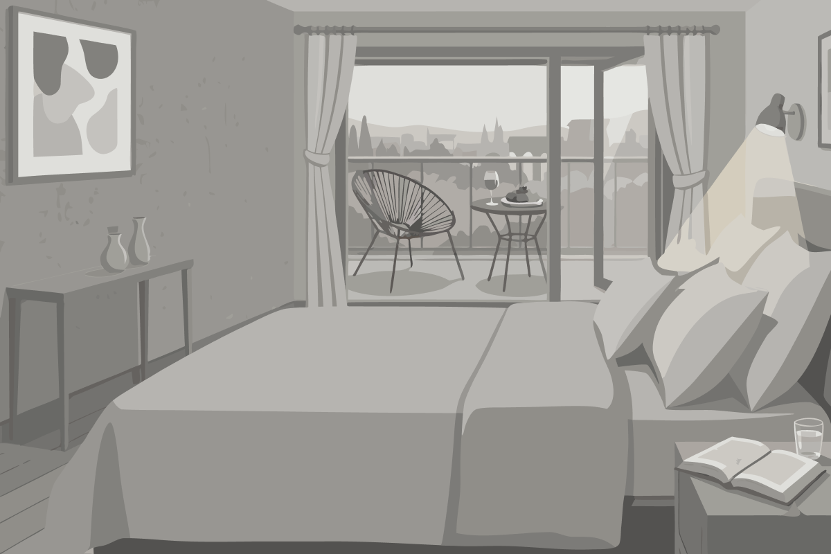 Deluxe Einzelzimmer mit Balkon